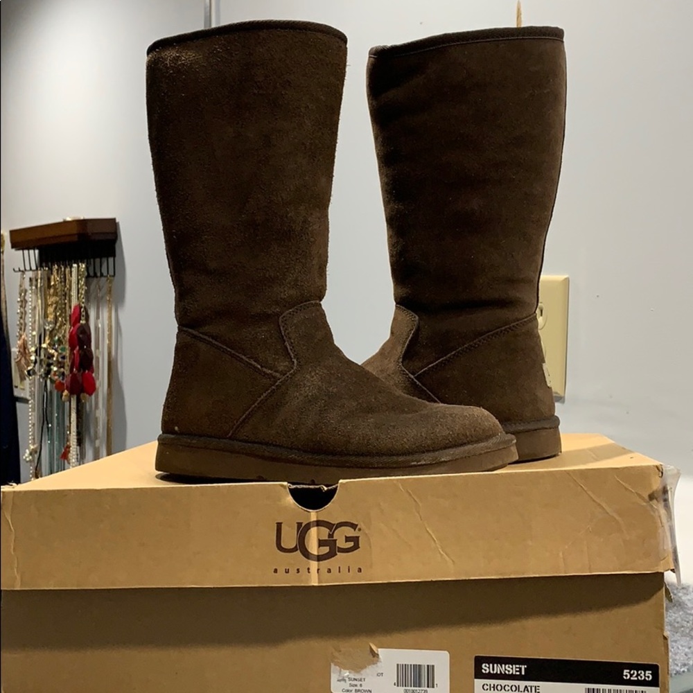 Chocolate Brown High Ugg Boots